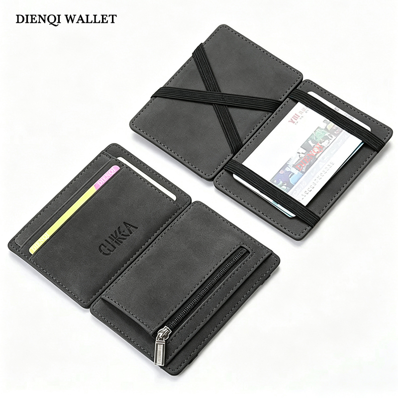 Bifold Leather Wallet - Portafoglio Magico in Pelle PU per