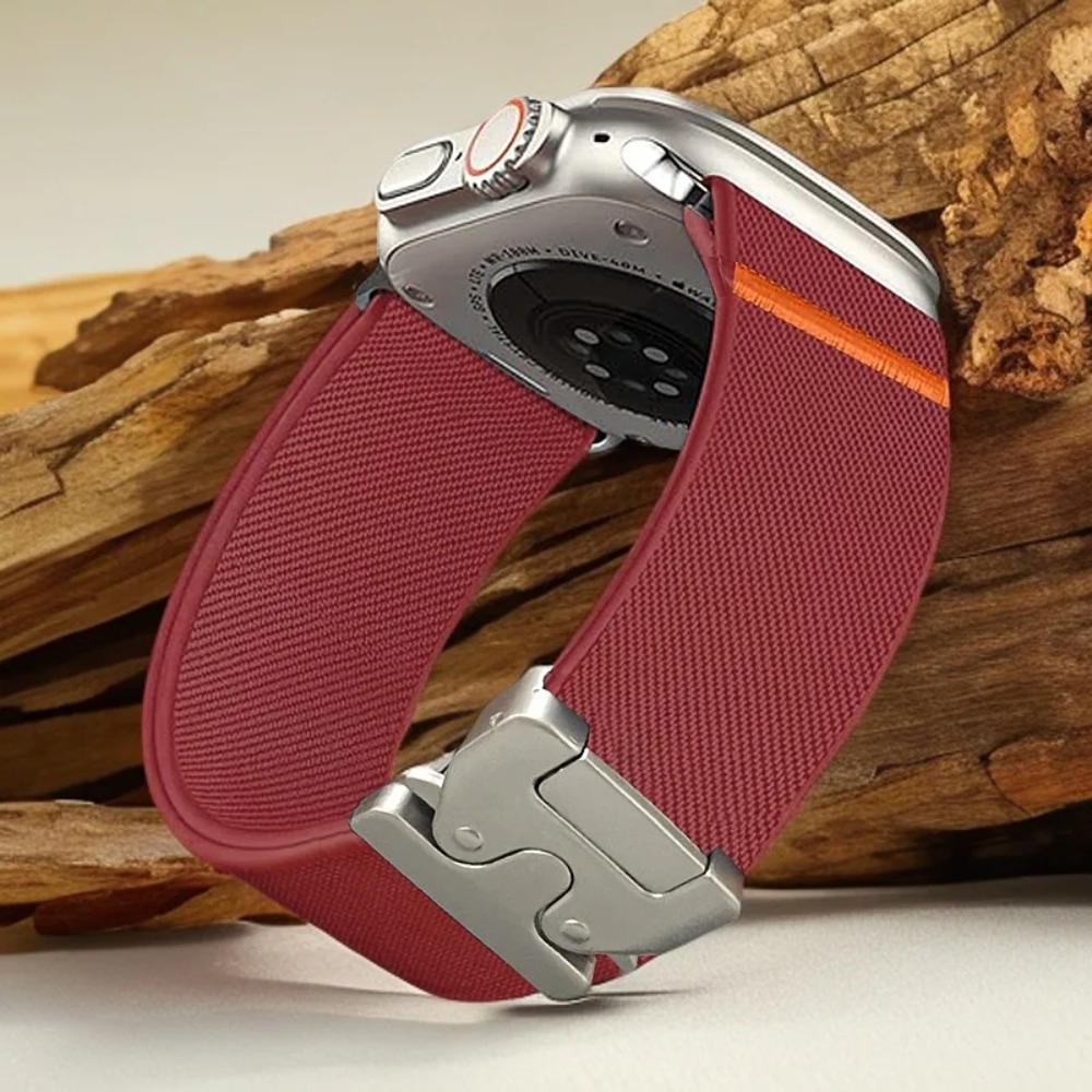 Men Accessories Website - Cinturino elastico in nylon con fibbia