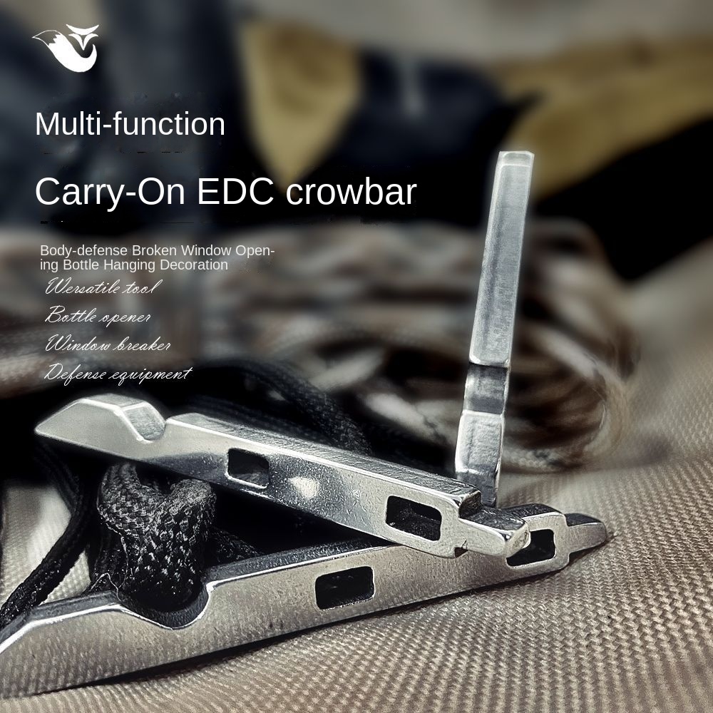 Keychain Multi Tool - Portachiavi di Emergenza con Rompivetro |