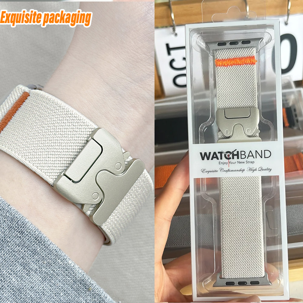 Men Accessories Website - Cinturini in nylon per Apple Watch