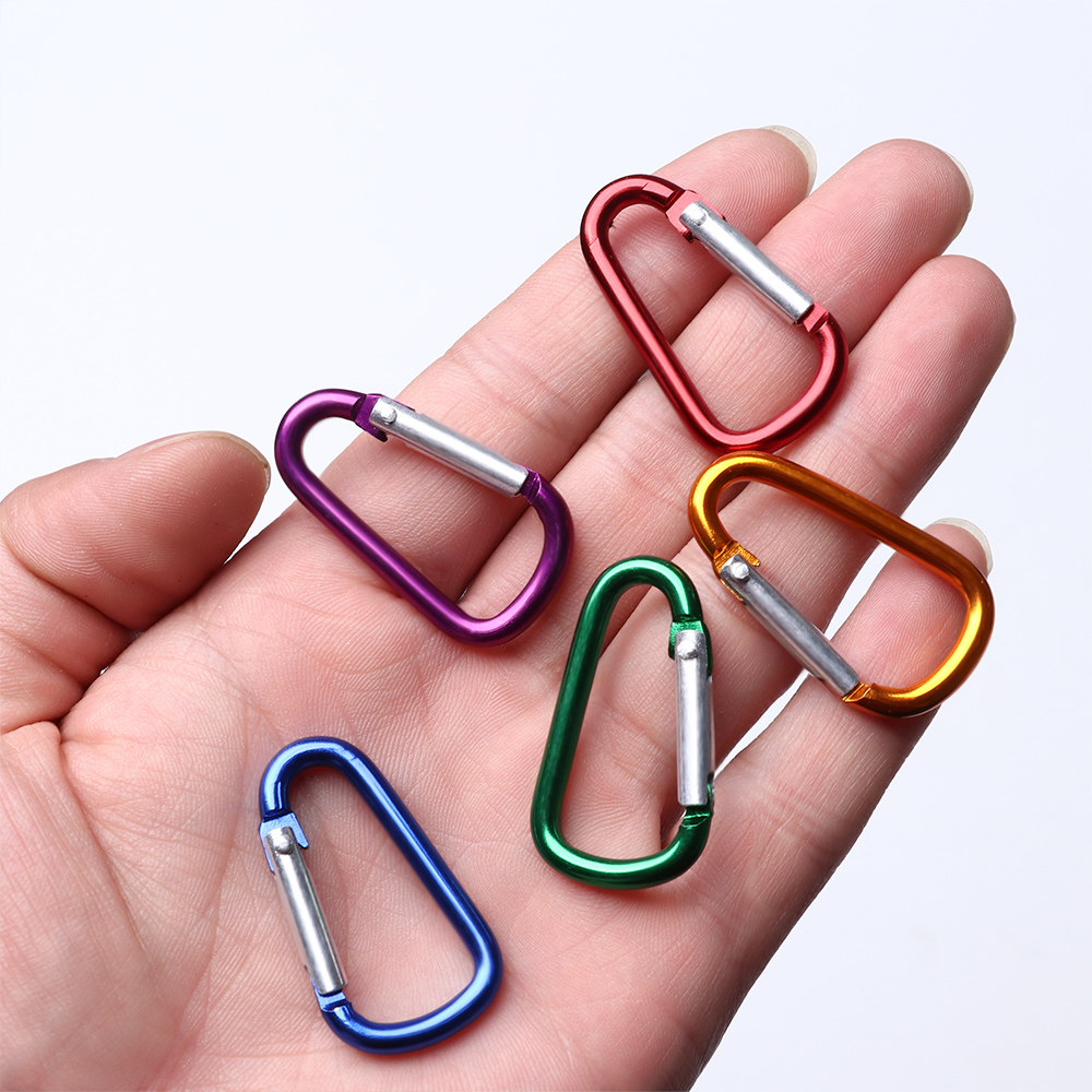 Keychain Multi Tool - Moschettone in lega campeggio escursionismo gancio