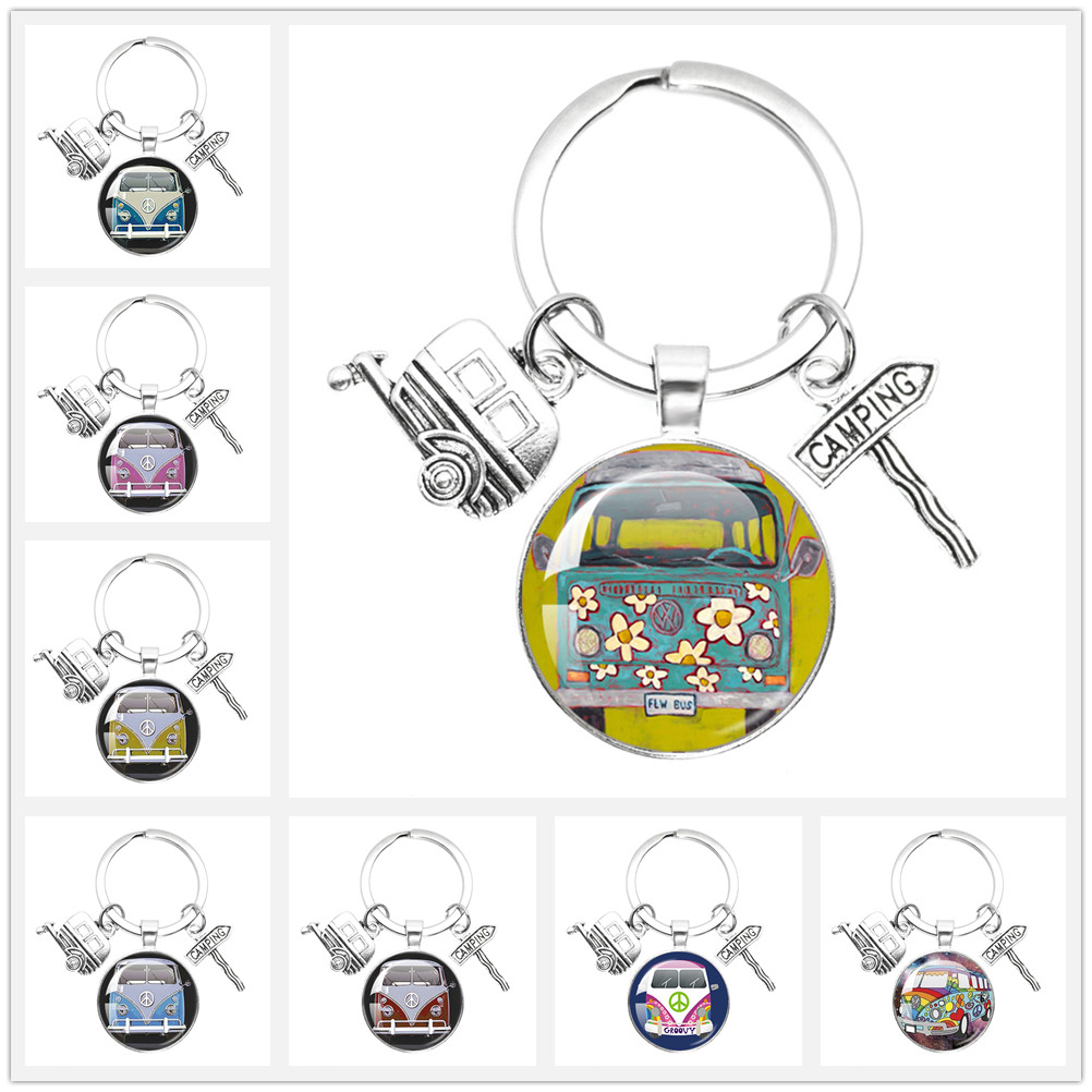 Men Accessories Photos - Moda Vintage Hippie Peace Sign Van