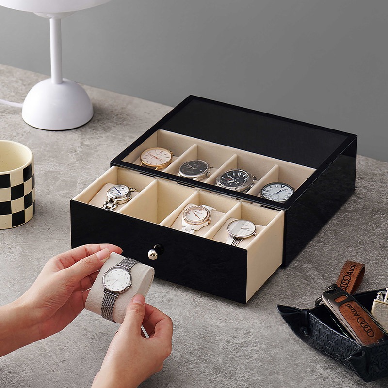 Men Accessories Drawer - Scatole Porta Orologi in Plastica di
