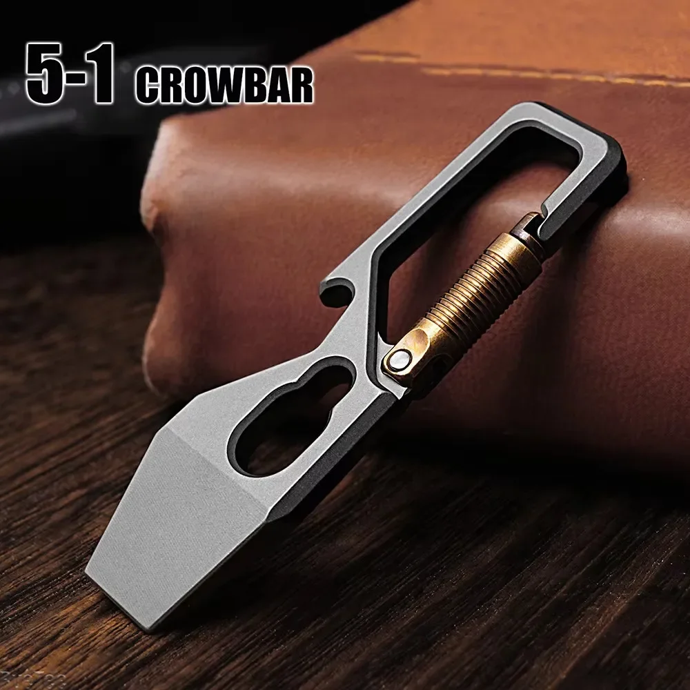 Keychain Multi Tool - 6 cm 5-1 Portachiavi multifunzione Pry