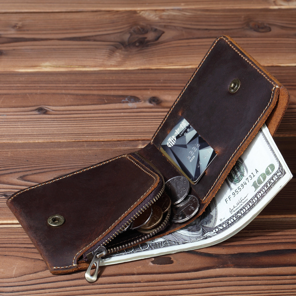 Vintage Uomini Portafoglio In  - Bifold Leather Wallet recensione e prezzo