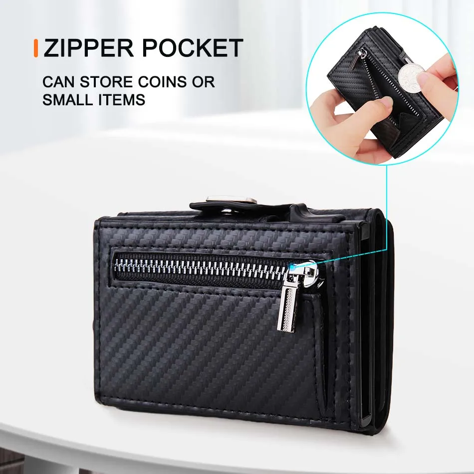 Portafoglio Pop-Up con Blocco  - Bifold Leather Wallet recensione e prezzo