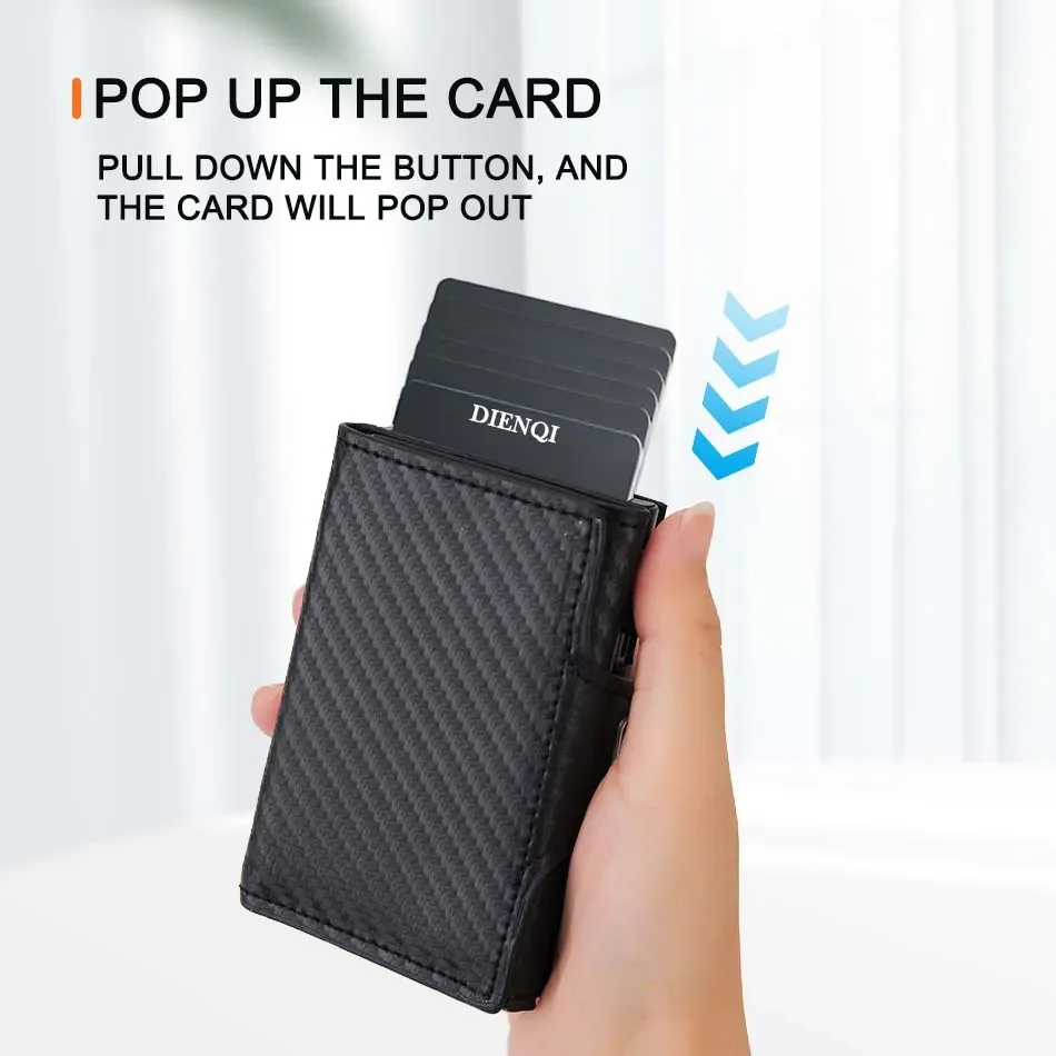 Portafoglio Pop-Up con Blocco  - Bifold Leather Wallet recensione e prezzo