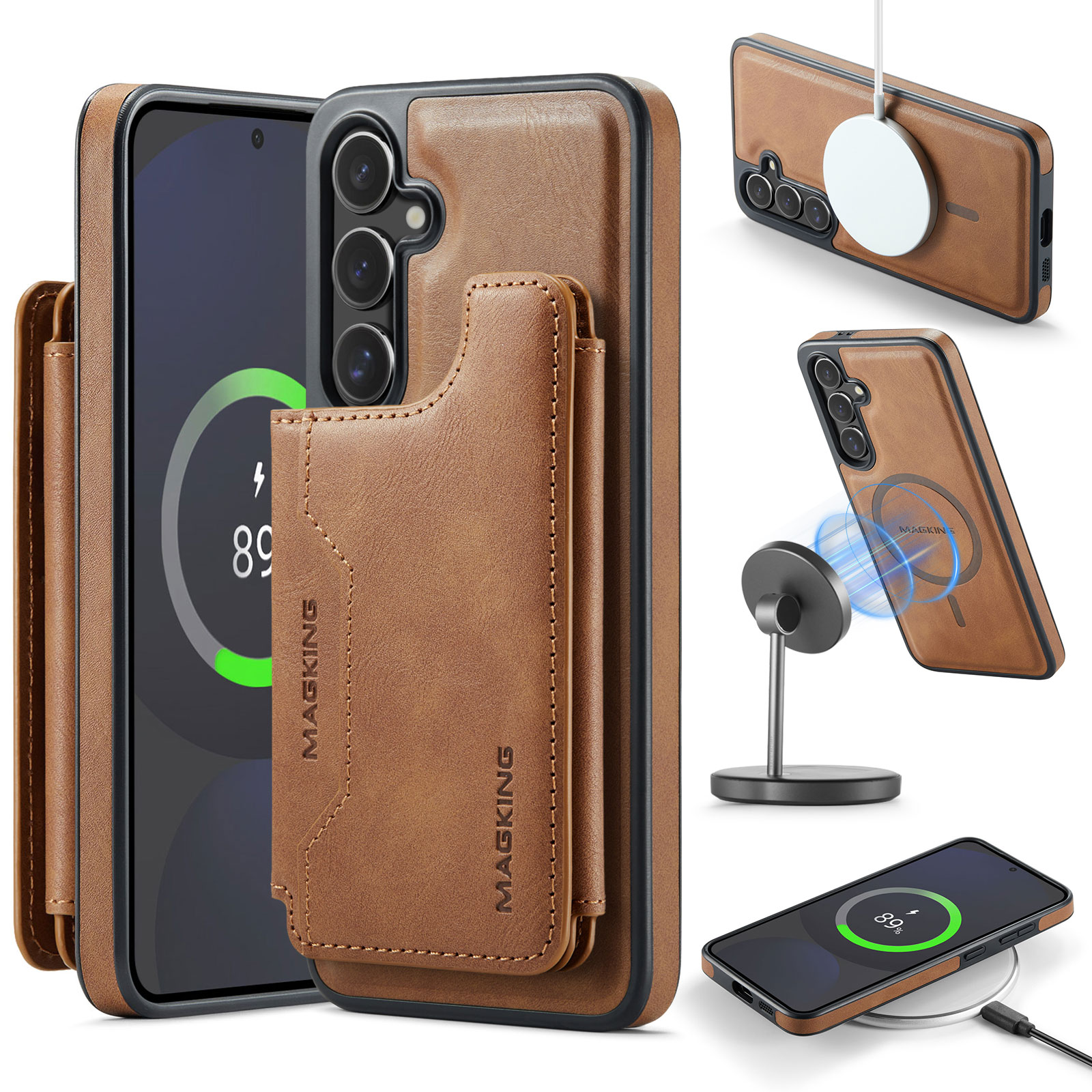Custodia magnetica a portafogl - Bifold Leather Wallet recensione e prezzo