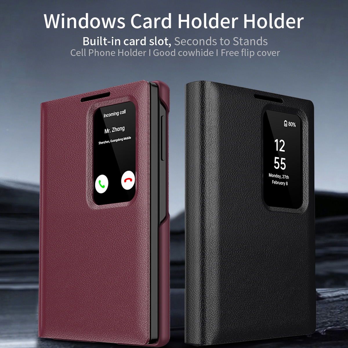 Custodia per telefono in pelle - Bifold Leather Wallet recensione e prezzo