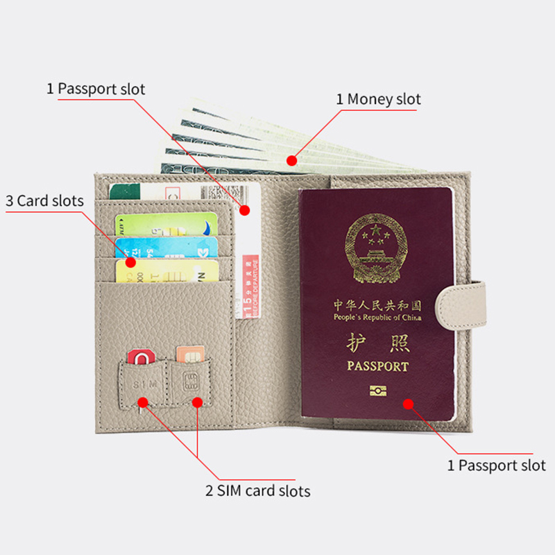 Portafoglio da viaggio porta p - Bifold Leather Wallet recensione e prezzo