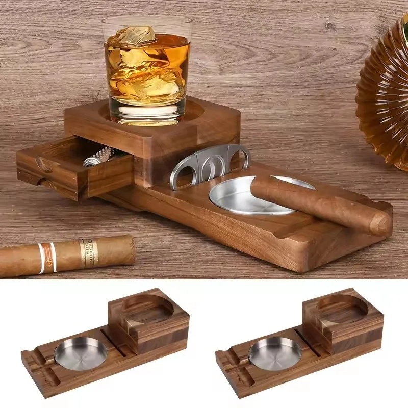 Posacenere per sigari in legno - Men Accessories Drawer recensione e prezzo